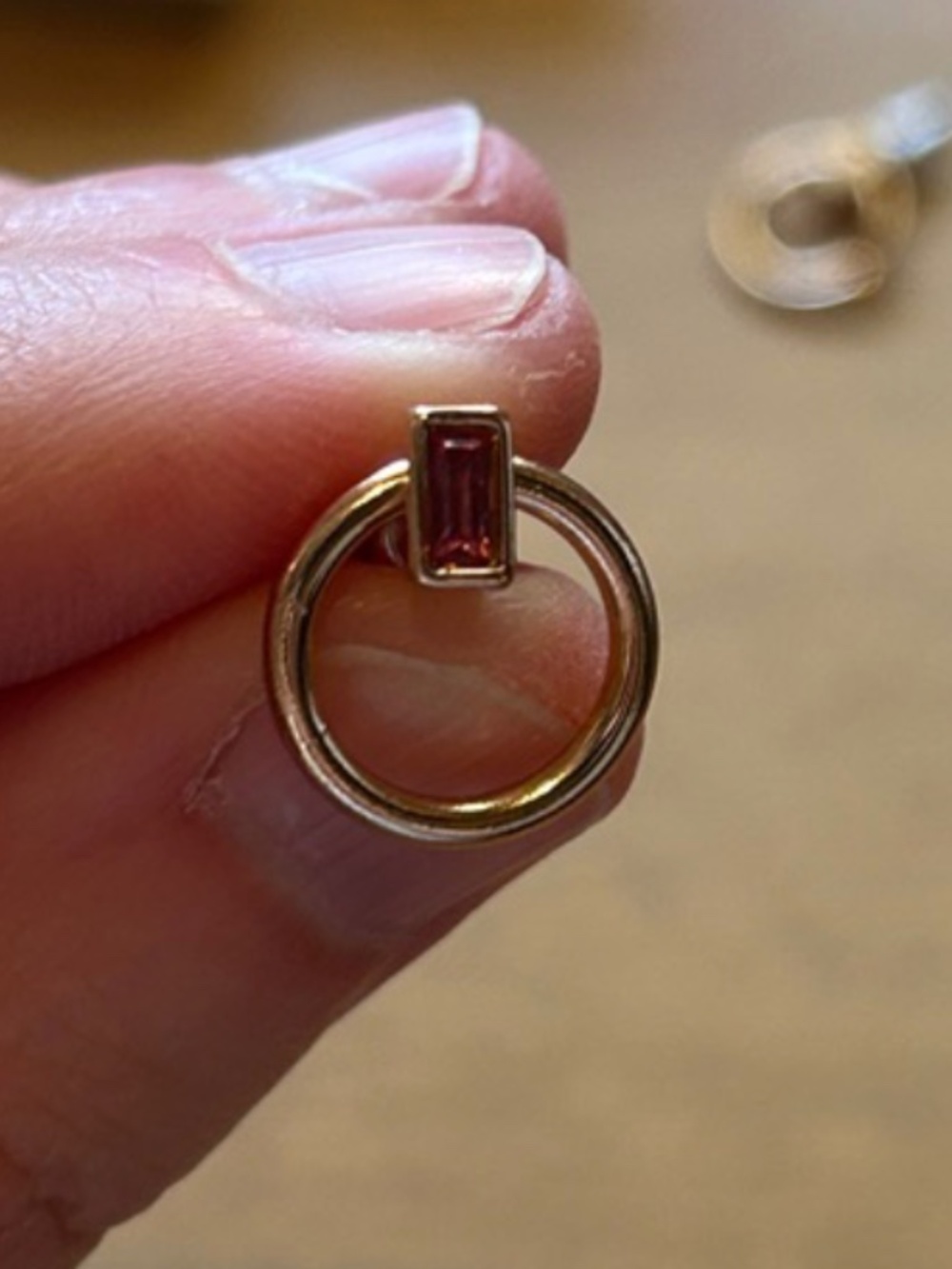 NWOT Avon Gold Hoop Earrings